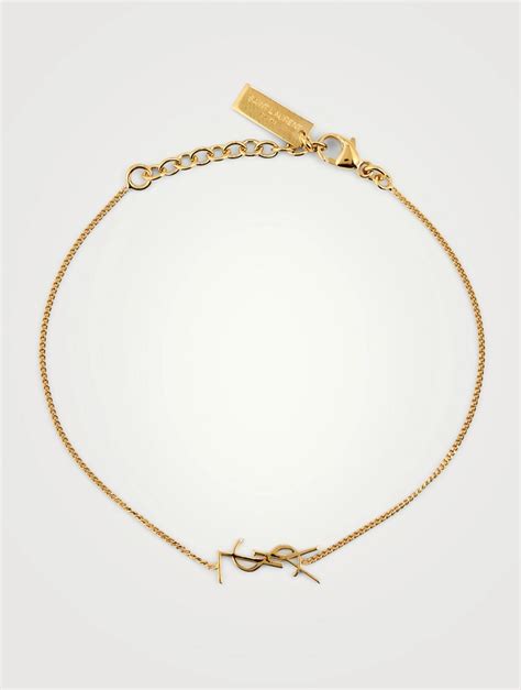 ysl chain bracelet|the saint lauren ladies braclets.